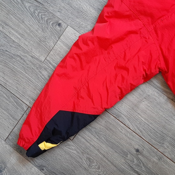 Vintage Marlboro red & black duck down coat adult size large - Picture 16 of 16